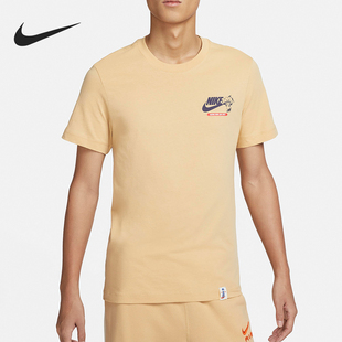 新款 休闲运动夏季 耐克正品 252 圆领透气圆领短袖 FV3755 男士 Nike