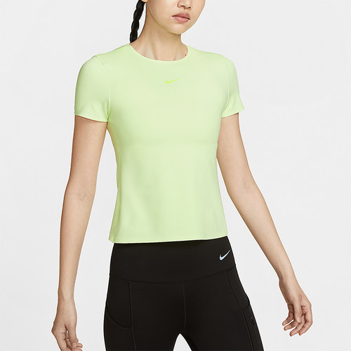 Nike/耐克正品夏季Form女士运动训练健身修身短袖T恤HQ8080-701