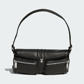 可调节运动单肩斜挎包KC1416 三叶草女士经典 Adidas 阿迪达斯正品