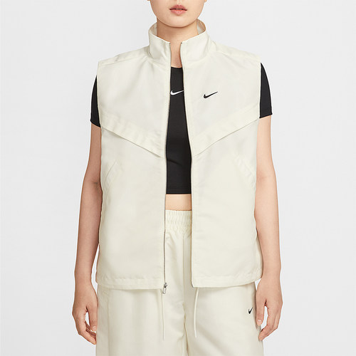 Nike/耐克正品Sportswear女士透气立领梭织宽松马甲HV2473-133