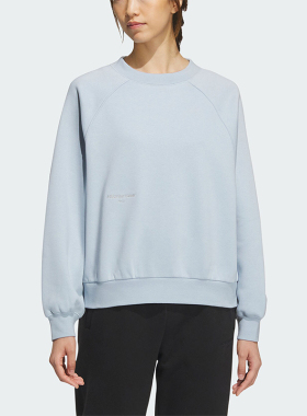 Adidas/阿迪达斯正品冬季新款女子简约加绒休闲卫衣IX6791