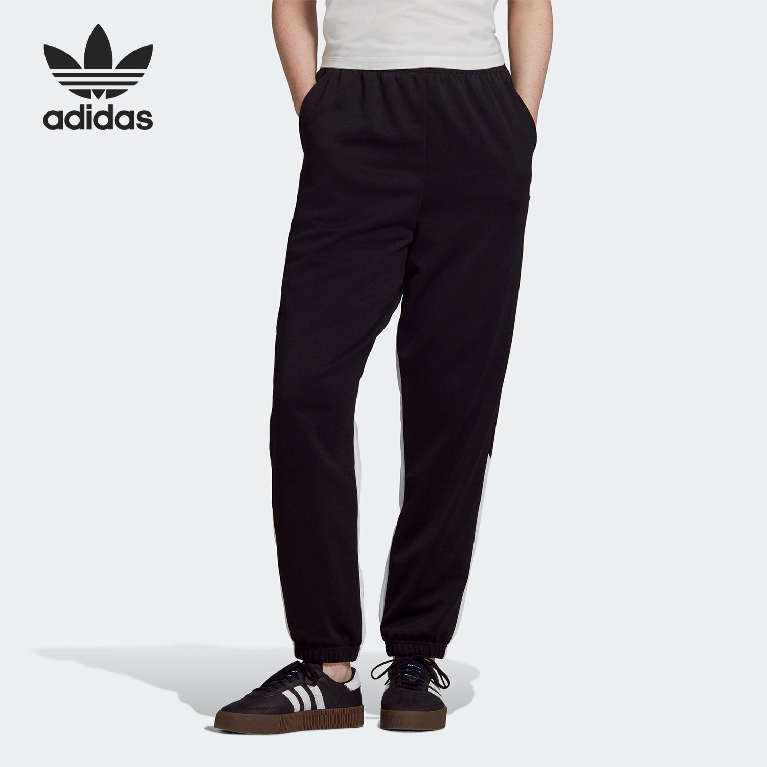 阿迪达斯女子运动长裤