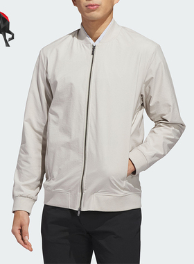 Adidas/阿迪达斯正品春秋男士运动高尔夫飞行员夹克外套JY5257