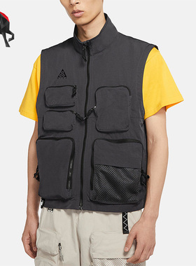 Nike/耐克正品运动男子透气休闲机能多口袋马甲CK7237-060