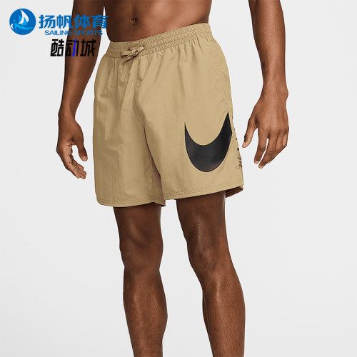 Nike/耐克正品Swim Breaker男士大勾梭织经典沙滩短裤HV7077-297