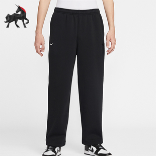 Nike/耐克正品Club男士日常松紧腰直筒刺绣休闲长裤IQ3709-010