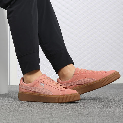 Puma/彪马正品 SUEDE PLATFORM 蕾哈娜女子休闲运动松糕鞋365109