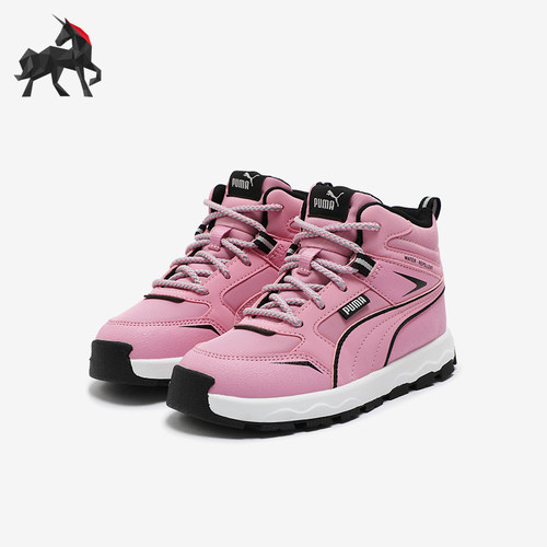 Puma/彪马正品新款儿童粉黑色出街校园儿童经典休闲鞋397645-04