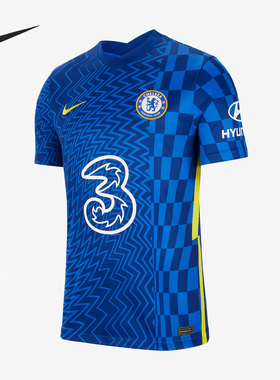 Nike/耐克正品夏季男子切尔西球迷版足球短袖T恤CV7889-409