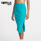 耐克正品 休闲长裙FQ1637 夏季 开叉中长款 345 女士运动时尚 Nike