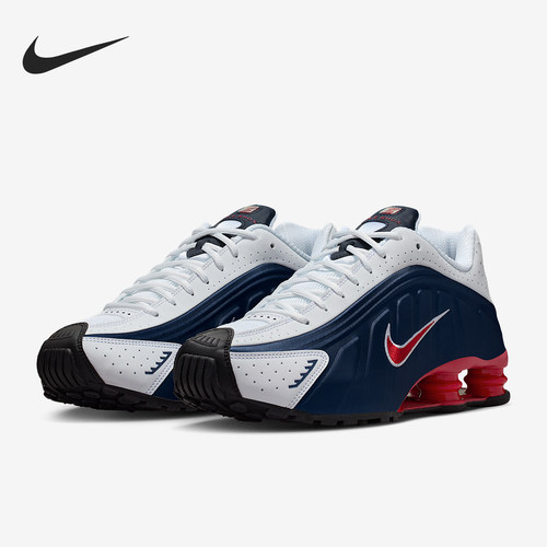 Nike/耐克正品Shox R4男士轻盈缓震气柱耐磨透气运动鞋HQ1988-400