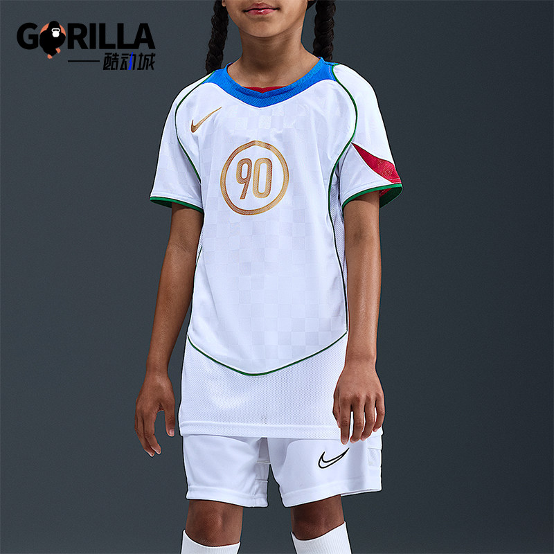 Nike/耐克正品Dri-FIT大童训练足球运动透气网眼球衣II9782-100