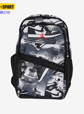 Nike/耐克正品JORDAN图案印花背包新款经典双肩背包HJ3266-101