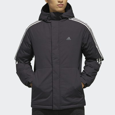 阿迪达斯男子保暖连帽羽绒服