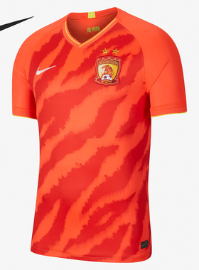 Nike/耐克正品赛季广州恒大主场短袖球迷版T恤 CI7640 CI7641