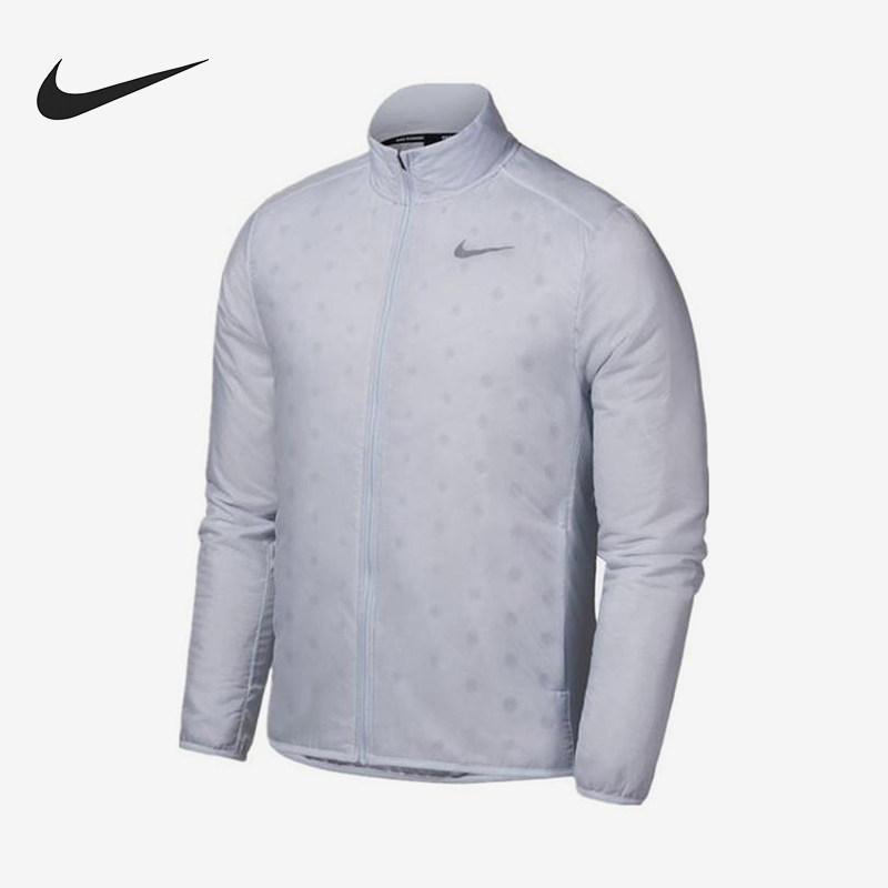 Nike/耐克正品轻薄棉服夹克新款男浅灰色经典夹克外套BV4875-085