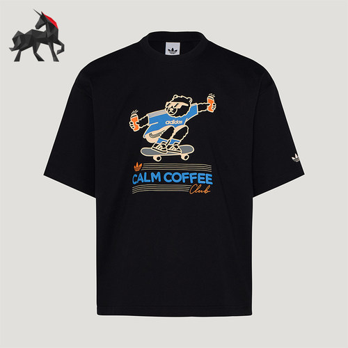 Adidas/阿迪达斯正品三叶草GFXT-SHIRTS新款经典短袖T恤KY5739