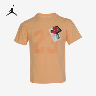 针织印花圆领运动短袖 Nike 耐克正品 JORDAN大童经典 734 T恤HQ7237