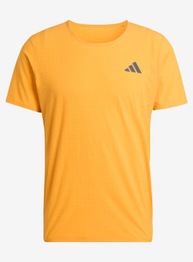 Adidas阿迪达斯Adizero男跑步短袖圆领透气套头运动T恤KA2918