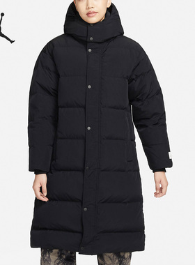 Nike/耐克正品Air Jordan女子运动中长款羽绒服DQ9752-010