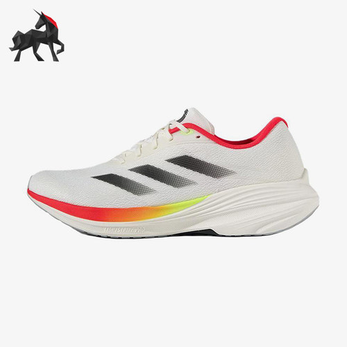 Adidas/阿迪达斯正品盈风跑鞋新款白红色轻盈经典鞋跑步鞋KJ9060