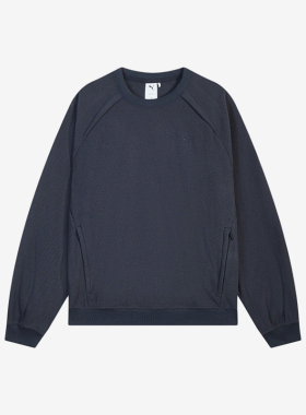 Puma/彪马正品FutureOFF1CE加绒宽松圆领经典针织卫衣636239-16