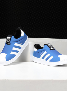 Adidas/阿迪达斯正品春新款三叶草蓝色360小童运动鞋 DB1985