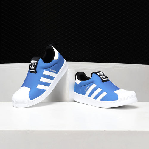 Adidas/阿迪达斯正品春新款三叶草蓝色360小童运动鞋 DB1985
