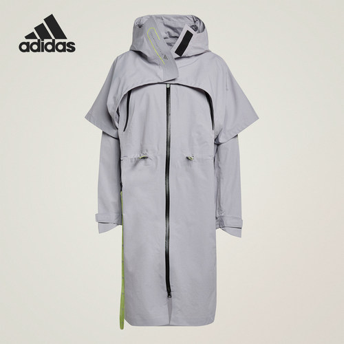 Adidas/阿迪达斯正品RAIN.RDY C女士运动宽松连帽外套IW2118