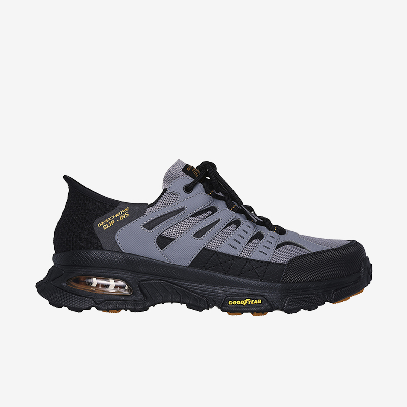 Skechers/斯凯奇正品2024秋季男士户外健身时尚闪穿徒步鞋