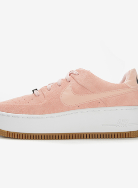 Nike/耐克正品AirForce1Sage新款女粉色包裹板鞋AR5339-603