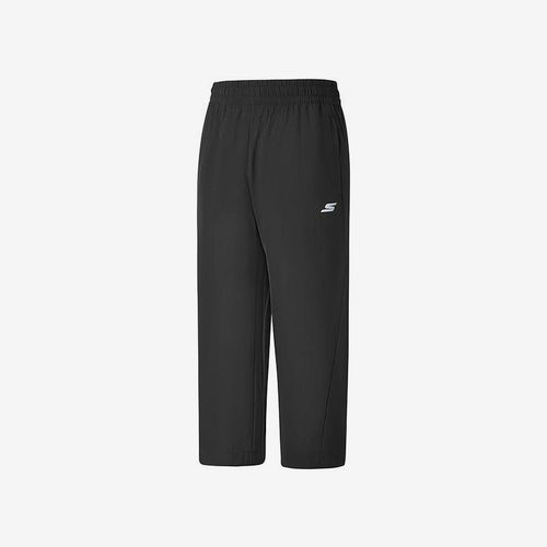 Skechers/斯凯奇正品春秋款男士透气简约印花梭织七分裤P225M215