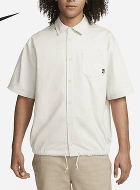 Nike/耐克正品男士印花Polo领纽扣经典舒适透气短袖T恤DX0898-104