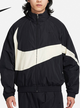 Nike/耐克正品新款男士休闲梭织立领拉链夹克外套FB7878-010