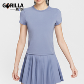 耐克正品 Dri FIT女士运动网球透气针织休闲短袖 Nike HQ2995 499