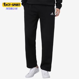 针织运动经典 Adidas 阿迪达斯正品 春秋男士 GK9366 简约加绒长裤