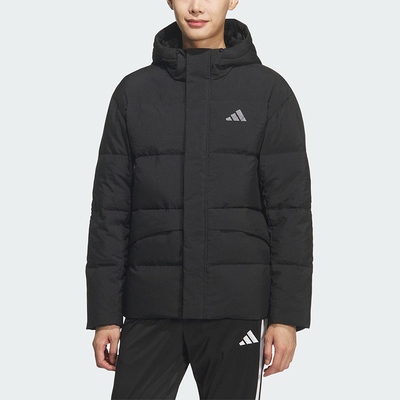 Adidas/阿迪达斯正品LINEAR男士休闲连帽运动耐穿羽绒服KQ5519