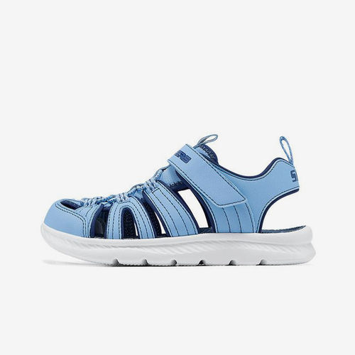 Skechers/斯凯奇正品2025年大童镂空透气耐磨凉拖鞋400041L-LTBL