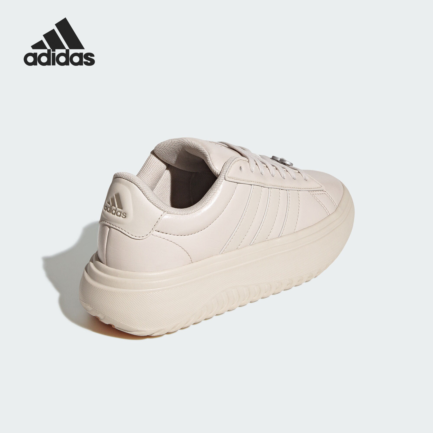 Adidas/阿迪达斯正品新款女士网球厚底运动系带休闲鞋JH8667,运动鞋new,运动休闲鞋,淘宝优惠券,粉丝福利购,淘宝优惠卷