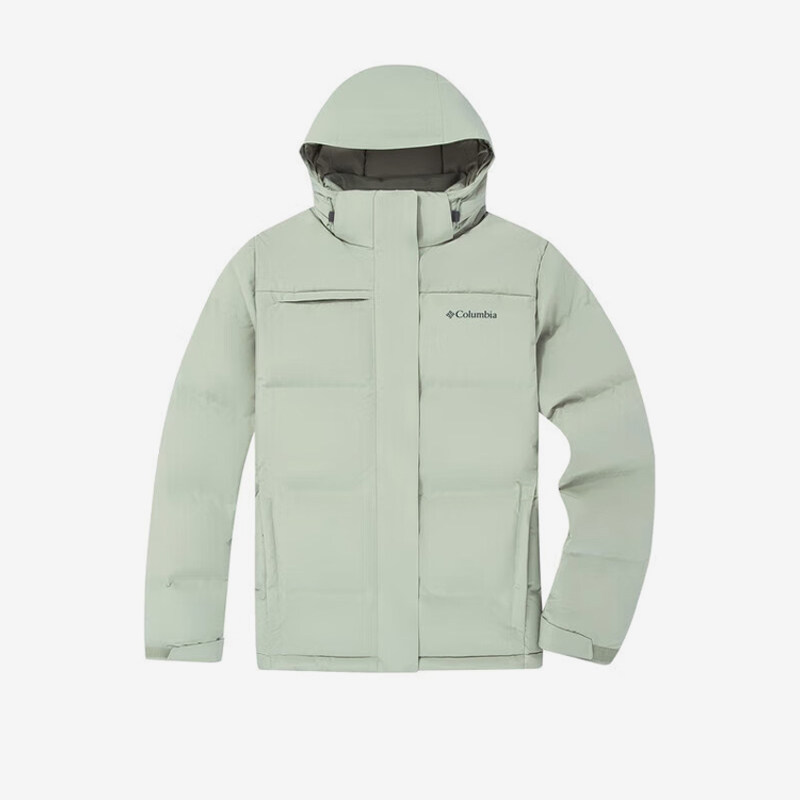Columbia/哥伦比亚正品新款女士连帽简约拉链羽绒服XR0993348