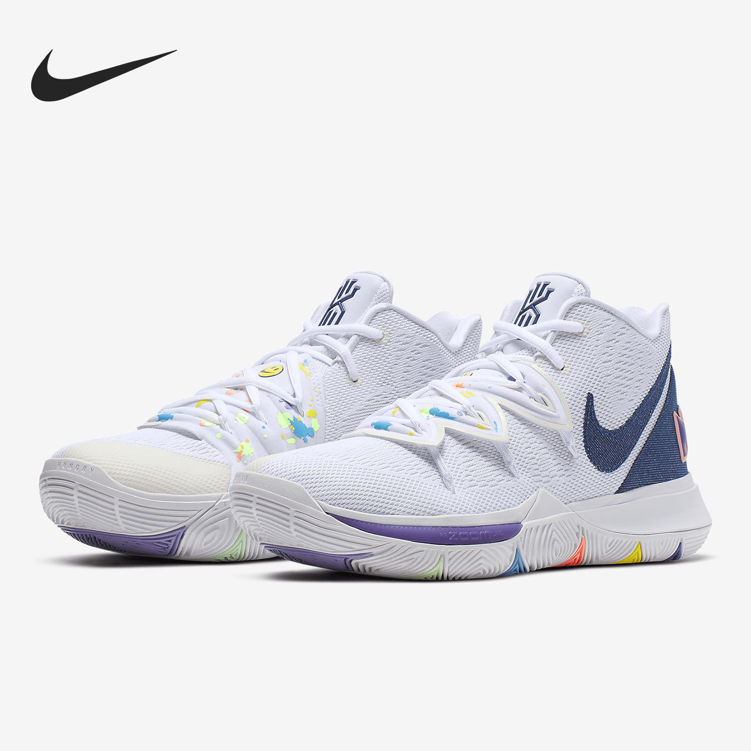 Nike/耐克官方正品Kyrie 5 欧文5 男子中帮篮球运动鞋 AO2919-101
