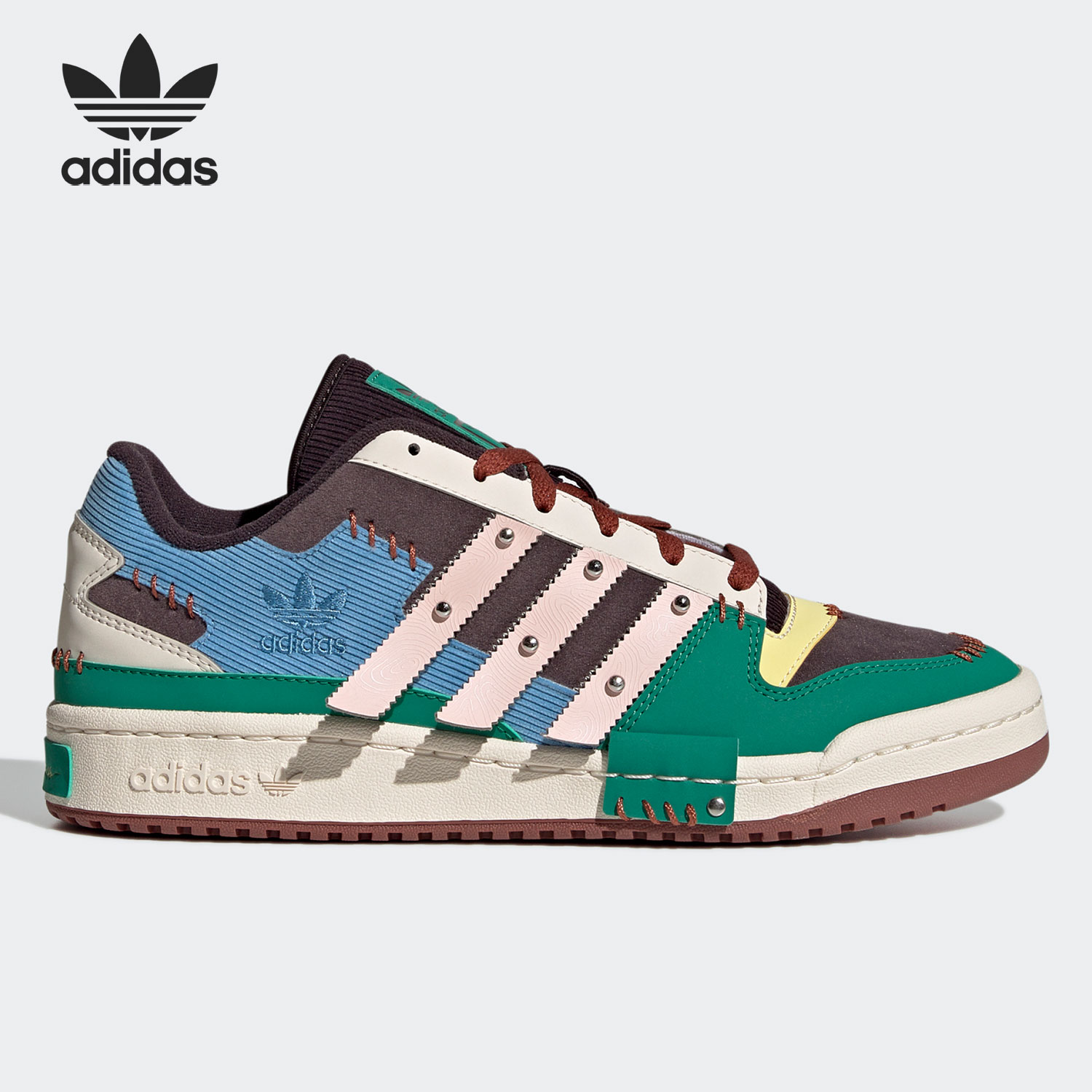 Adidas/阿迪达斯官方正品三叶草FORUM 男女低帮经典板鞋 GW8724