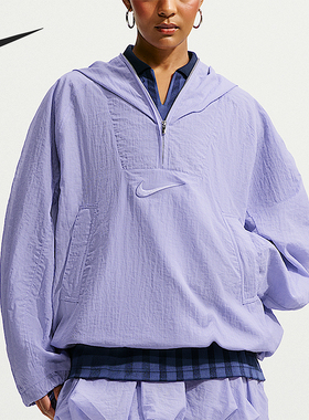 Nike/耐克正品女士轻便连帽简约长袖跑步运动外套IM3995-533