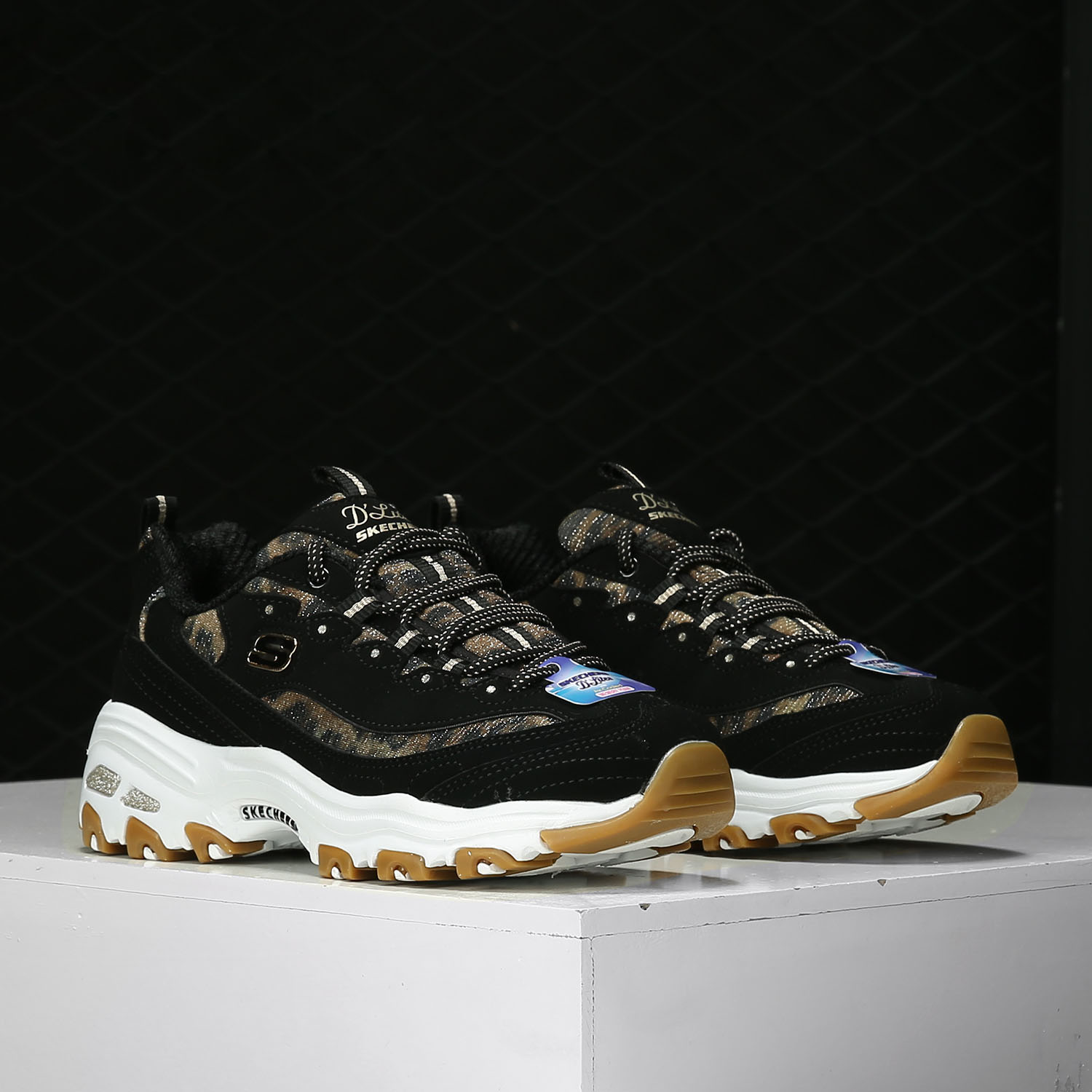 Skechers/斯凯奇正品 新款夏季D'LITES女子时尚熊猫鞋运动跑步鞋