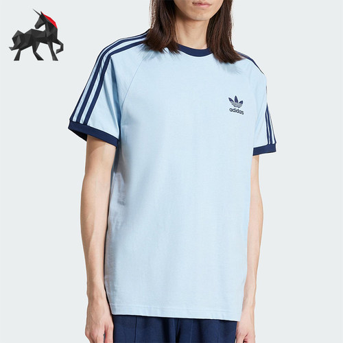 Adidas/阿迪达斯正品三叶草男士时尚简约圆领短袖T恤JN7018