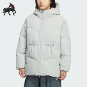 保暖羽绒服外套KF3686 三叶草女士宽松冬季 Adidas 阿迪达斯正品
