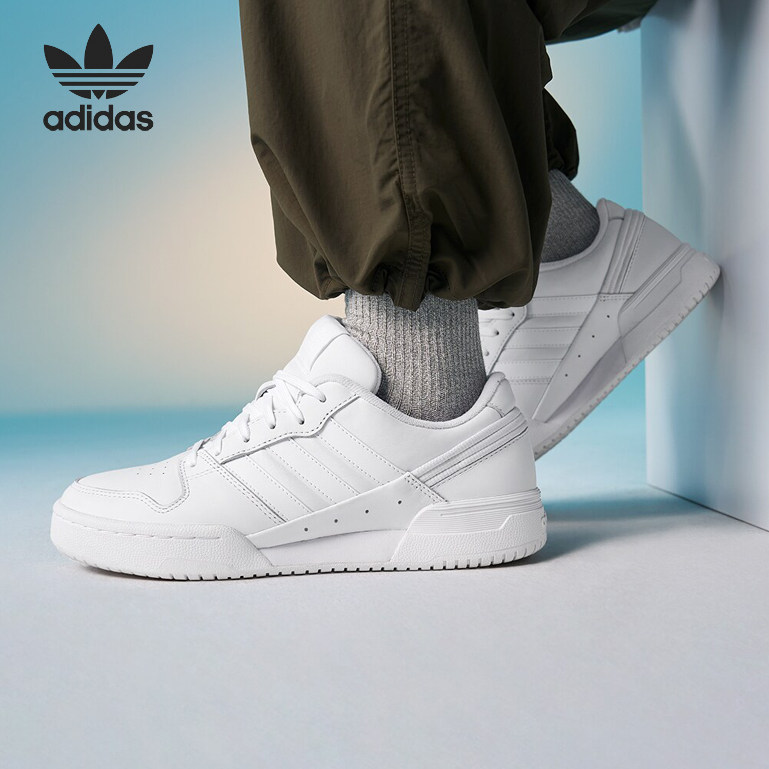 Adidas/阿迪达斯正品三叶草男女同款经典运动耐磨板鞋IF1192