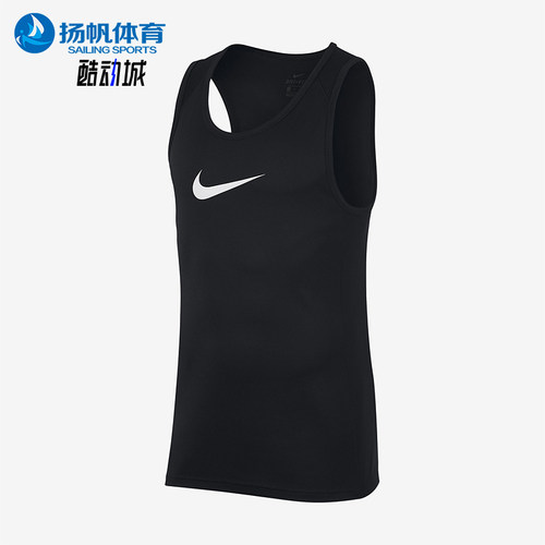 Nike/耐克正品JORDAN空新款黑色运动休闲经典背心T恤AJ1432-010