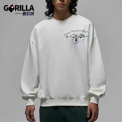 Nike/耐克正品JORDAN男士日常运动印花圆领休闲卫衣IM6318-133