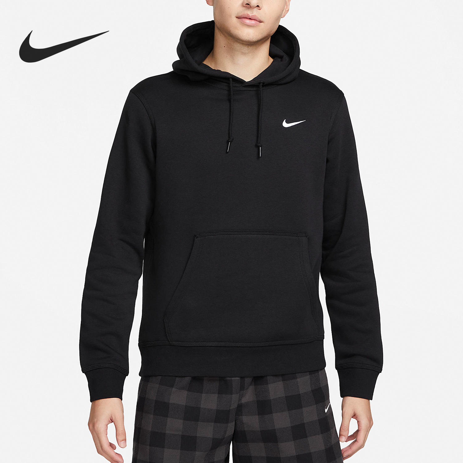 耐克男士加绒保暖休闲运动卫衣